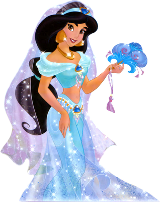 Clic Sobre La Imagen Para Agrandar - Princess Jasmine Photo Frame (318x400), Png Download