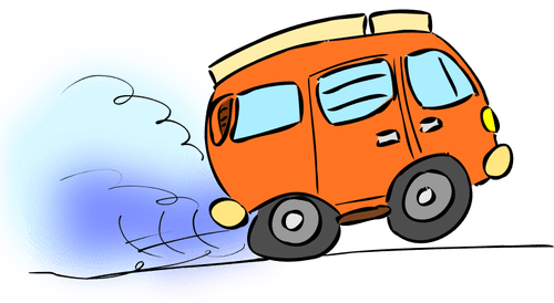 Minibus Clipart (500x274), Png Download