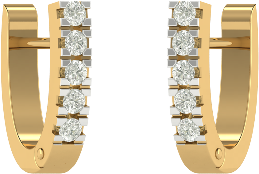 Alt="shrina Diamond Gold Earrings Cjer0058 Y2" Srcset="https - Earring (1200x1200), Png Download
