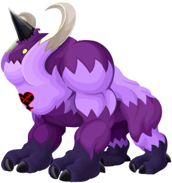 Behemoth Khx - Kingdom Hearts Bosses (350x373), Png Download
