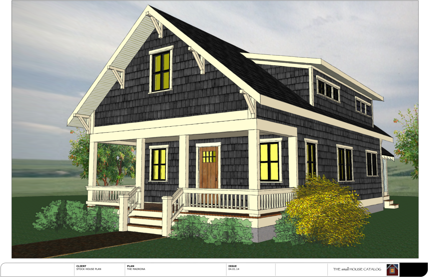 The Madrona 01 Not Just For The Home - Small New England Style House (1500x1000), Png Download