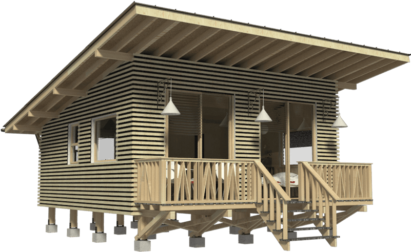 Weekend Cabin Plans - Small Cabin Plans (800x800), Png Download