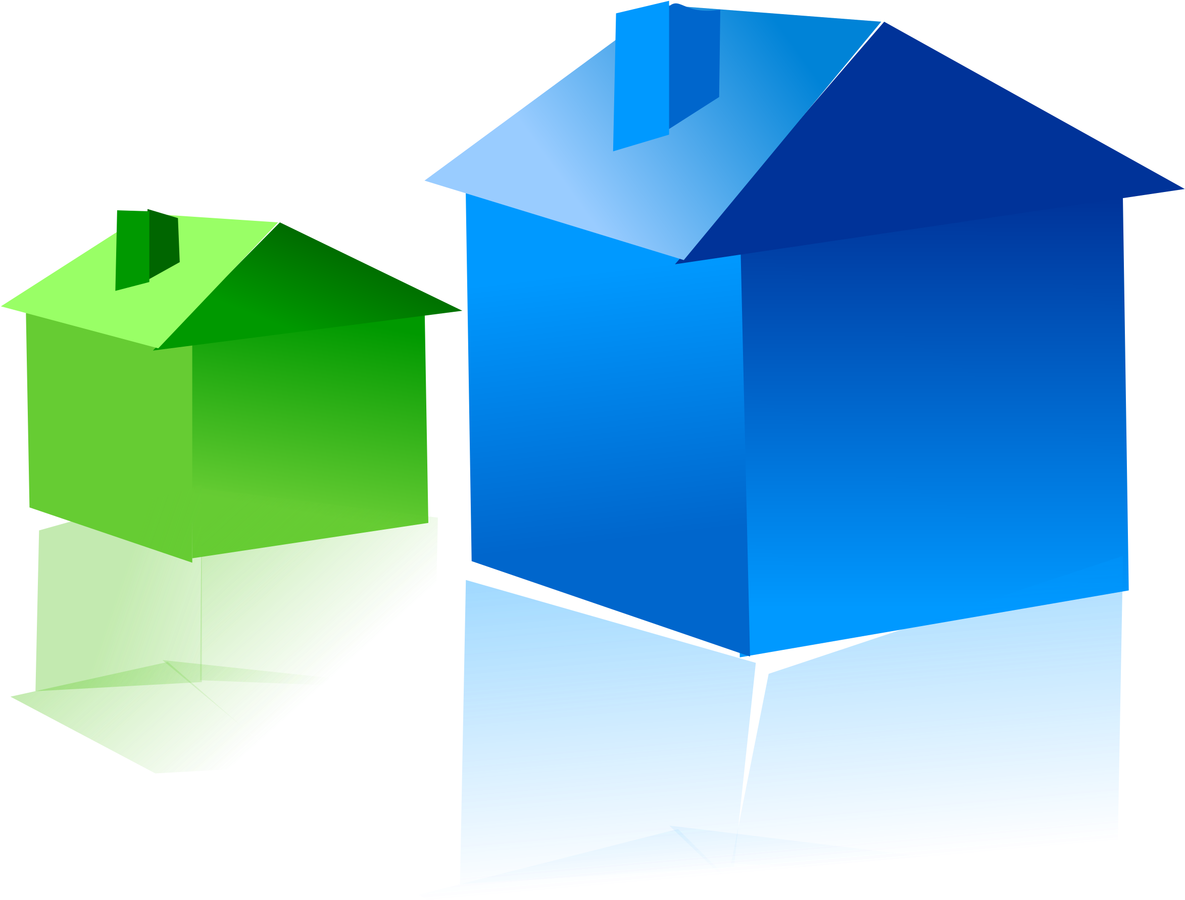 Realty-clipart Png Library Library - Big And Small Objects (2400x2400), Png Download