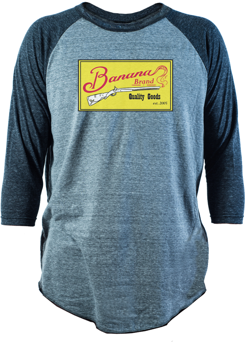 Smoking Gun Raglan Tee (855x1280), Png Download