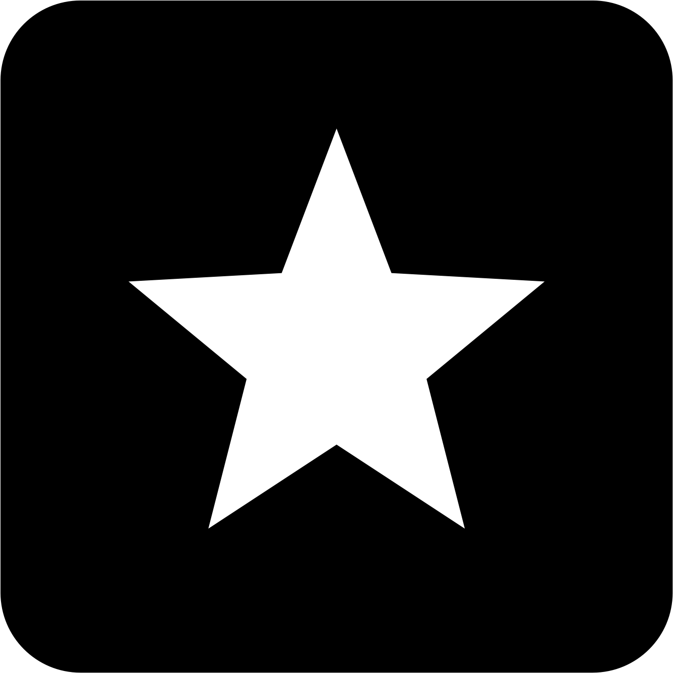 Rating Filled Icon - We Learn What's Your Superpower (1600x1600), Png Download