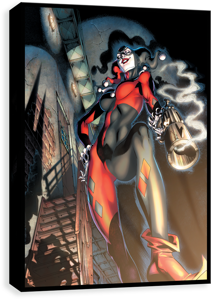 Harley Smoking Gun - Joker Harley Quinn Comic Cover (1000x1000), Png Download