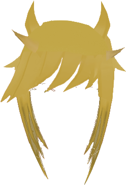 Modelo De Cabello De Hendere-chan - Cabello De Yandere Simulator (480x480), Png Download