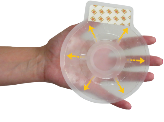 H Vent Chest Seal (600x450), Png Download