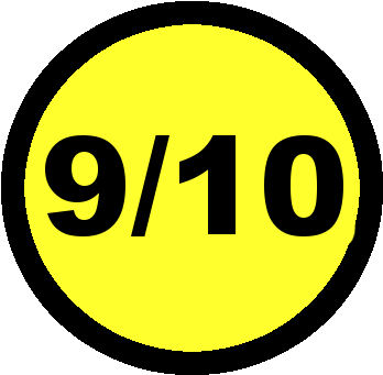 9-10 Rating - Angel Tube Station (362x357), Png Download