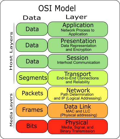 The Open Systems Interconnection Model Was Developed - Osi Model (404x467), Png Download