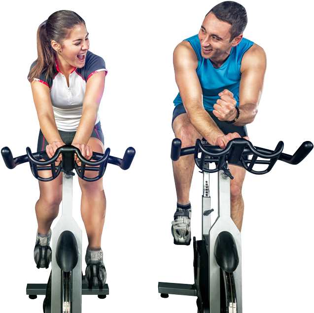 Conocé La Clase - Indoor Cycling Png (677x650), Png Download
