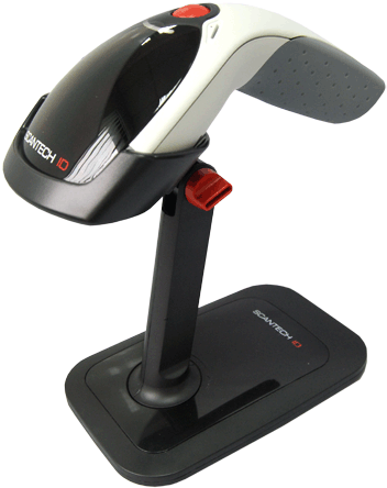 100m Cordless 2d Barcode Scanners - First Barcode Scanner Transparent (360x453), Png Download
