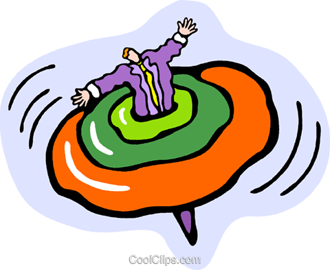 Spinning Top Royalty Free Vector Clip Art Illustration - Illustration (480x393), Png Download