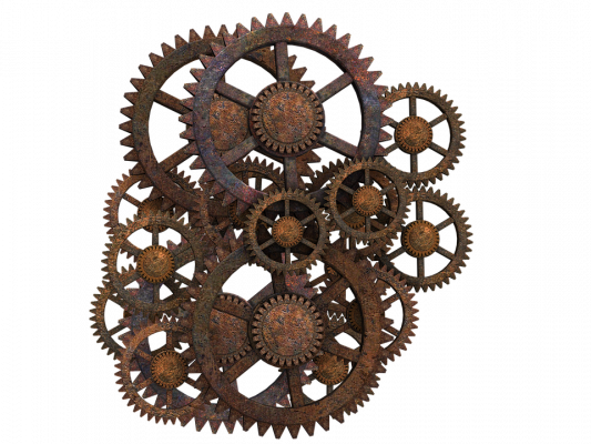 High Quality Products - Steampunk Gears Png (533x400), Png Download