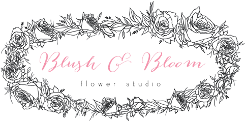 Blush And Bloom Flower Studio - Blush And Bloom (495x249), Png Download