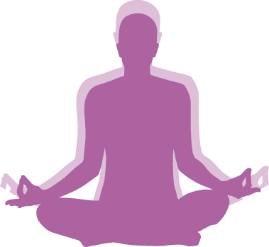 Om Shanti - Yoga Sign (379x349), Png Download