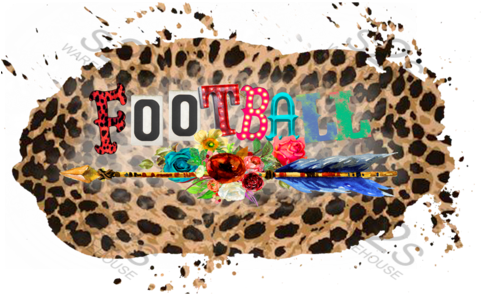 Football Arrow Boho Leopard - (arkivia) Animal Style Textures Vol.1 Book (vincenzo (480x402), Png Download