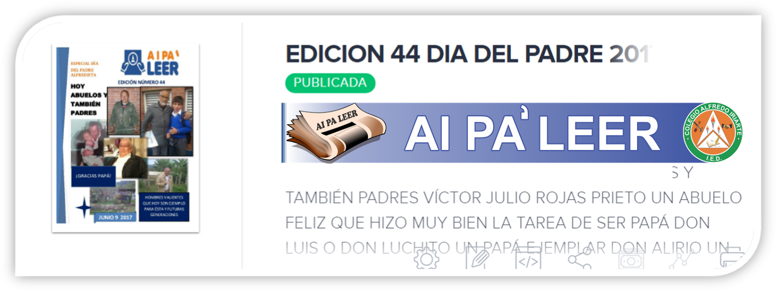 Edición 44- Especial Día Del Padre - Web Page (1600x611), Png Download