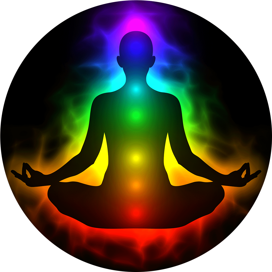 Meditation - Auras: How To See Auras And Understand Their Meanings (1200x1200), Png Download