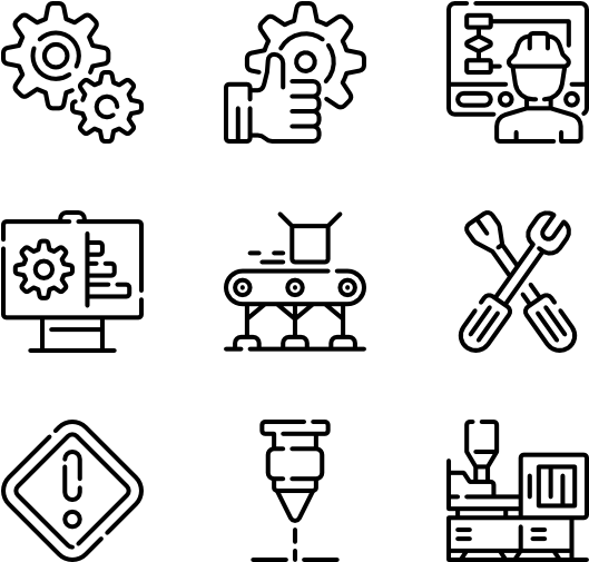 Manufacturing 50 Icons - Training Icon (600x564), Png Download