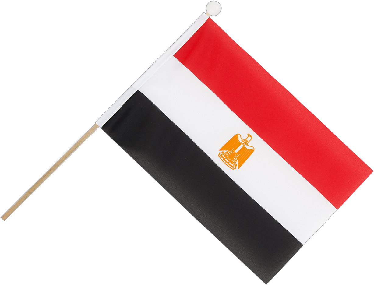 Hand Waving Flag 6x9" - Egypt Flag (1500x1260), Png Download