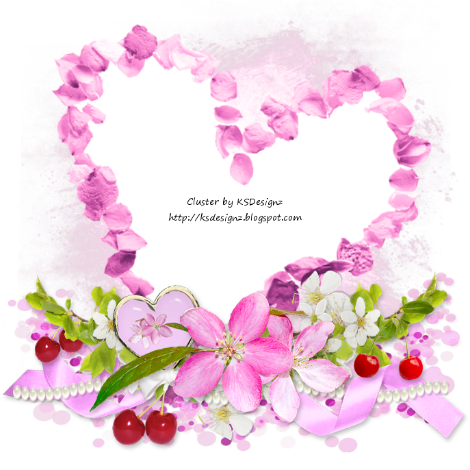Ftu Cluster - Cherry Blossom - Cluster Frame Cherry Png (700x700), Png Download