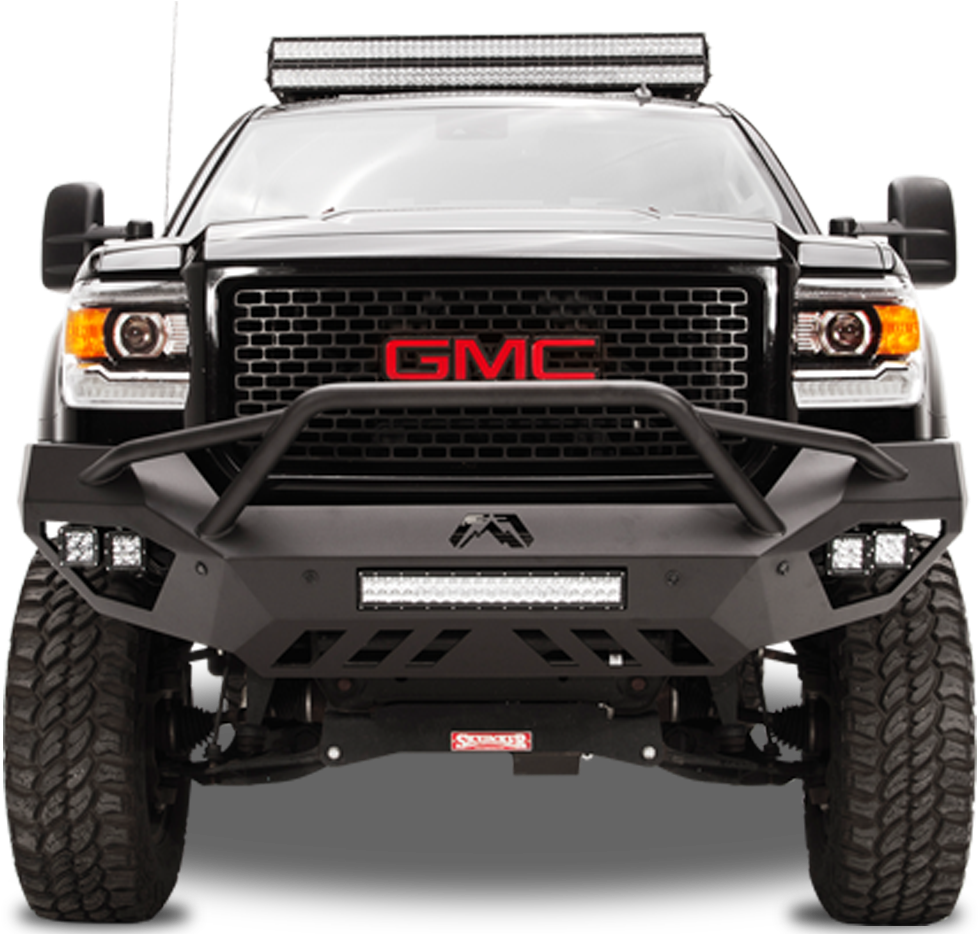 Vengence Front - Fab Fours Gs07-h2341-1 - Premium Front Winch Bumper (1250x933), Png Download