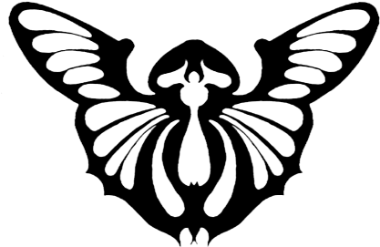Bat Tribal Butterfly Tattoo Designs Photos - Бабочка Тату Пнг (429x300), Png Download