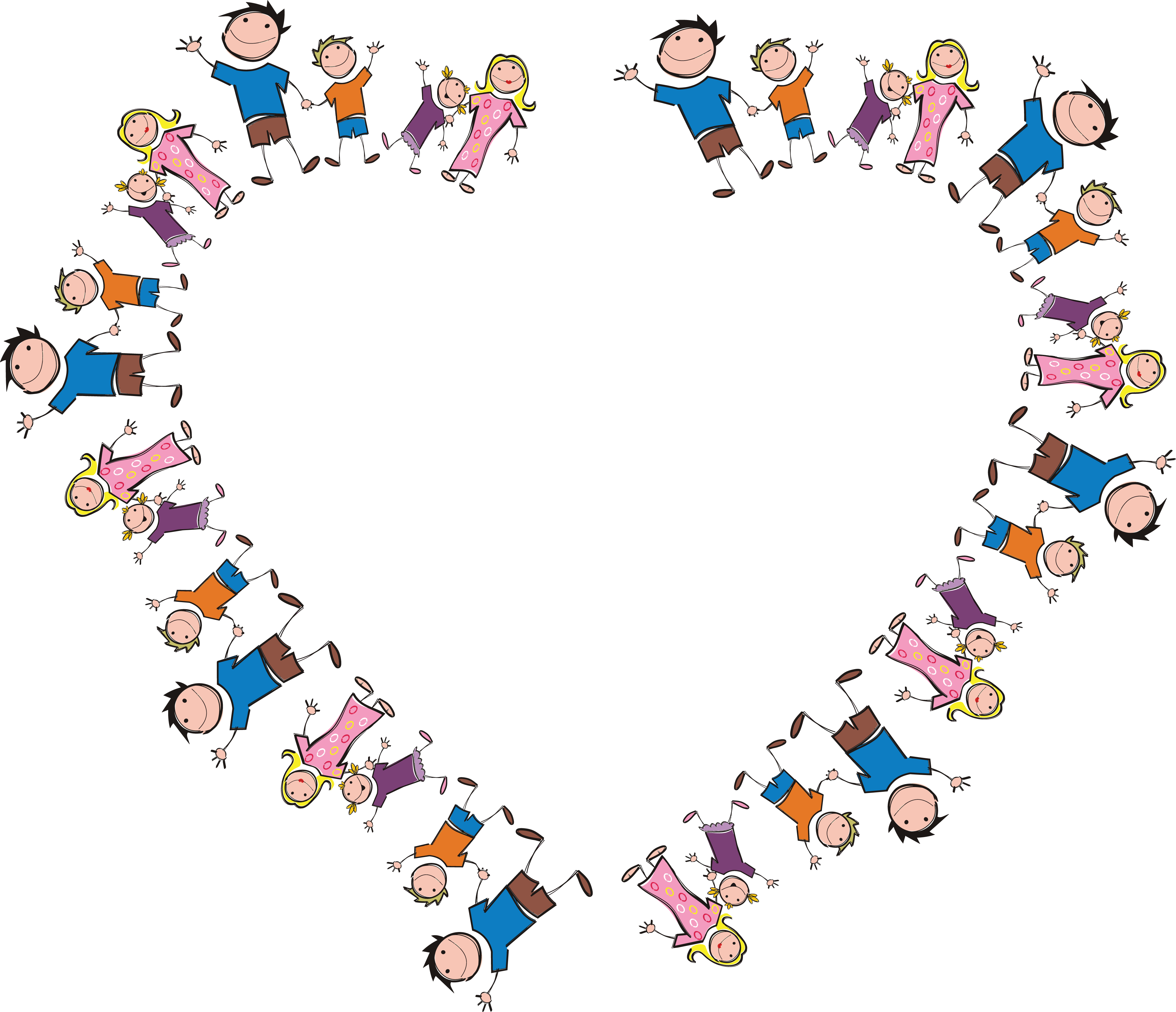 Free Clipart Of A Heart Frame Made Of Stick Family - Happy International Mother's Day (4000x3442), Png Download