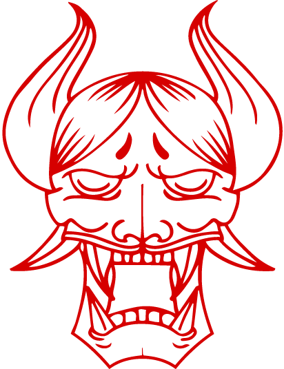Red Mask Sticker - Sticker (412x536), Png Download