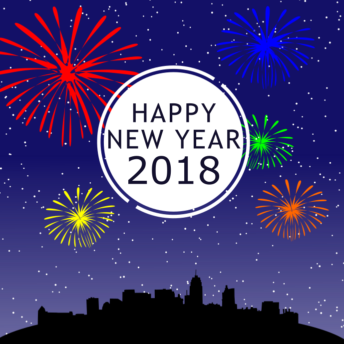 Happy New Year From All Of Us At Disa We Hope Each - Fireworks (689x689), Png Download