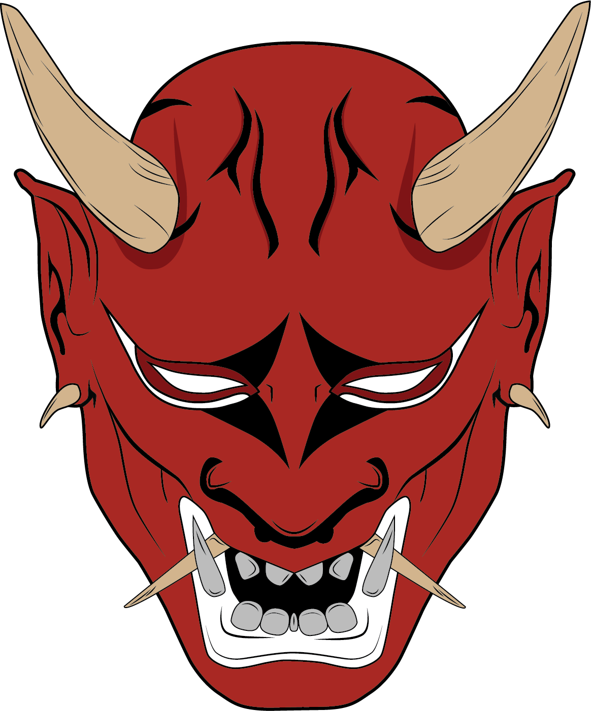 Tm Oni-mask V2 - Instagram (1164x1402), Png Download