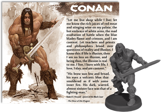 Conan 3 “ - Conan The Board Game (600x417), Png Download