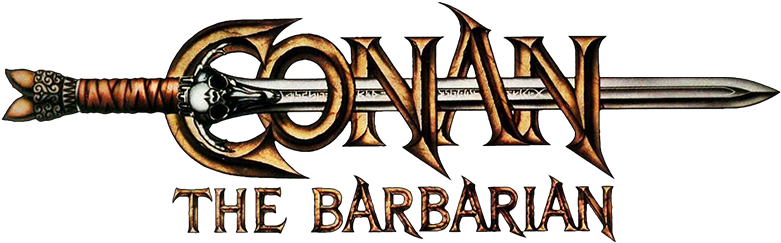 Logo Conan - Conan The Barbarian Movie Logo (800x310), Png Download