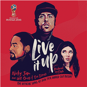 Miami Sony Music Y Fifa Anuncian El Lanzamiento De - Live It Up Nicky Jam Itunes (600x300), Png Download