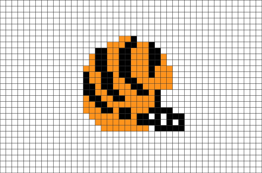 Bengals Pixel Art (880x581), Png Download