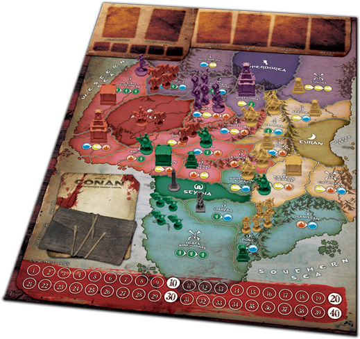 Age Of Conan Strategy Board Game - Grail Games Medici: The Card Game (519x488), Png Download