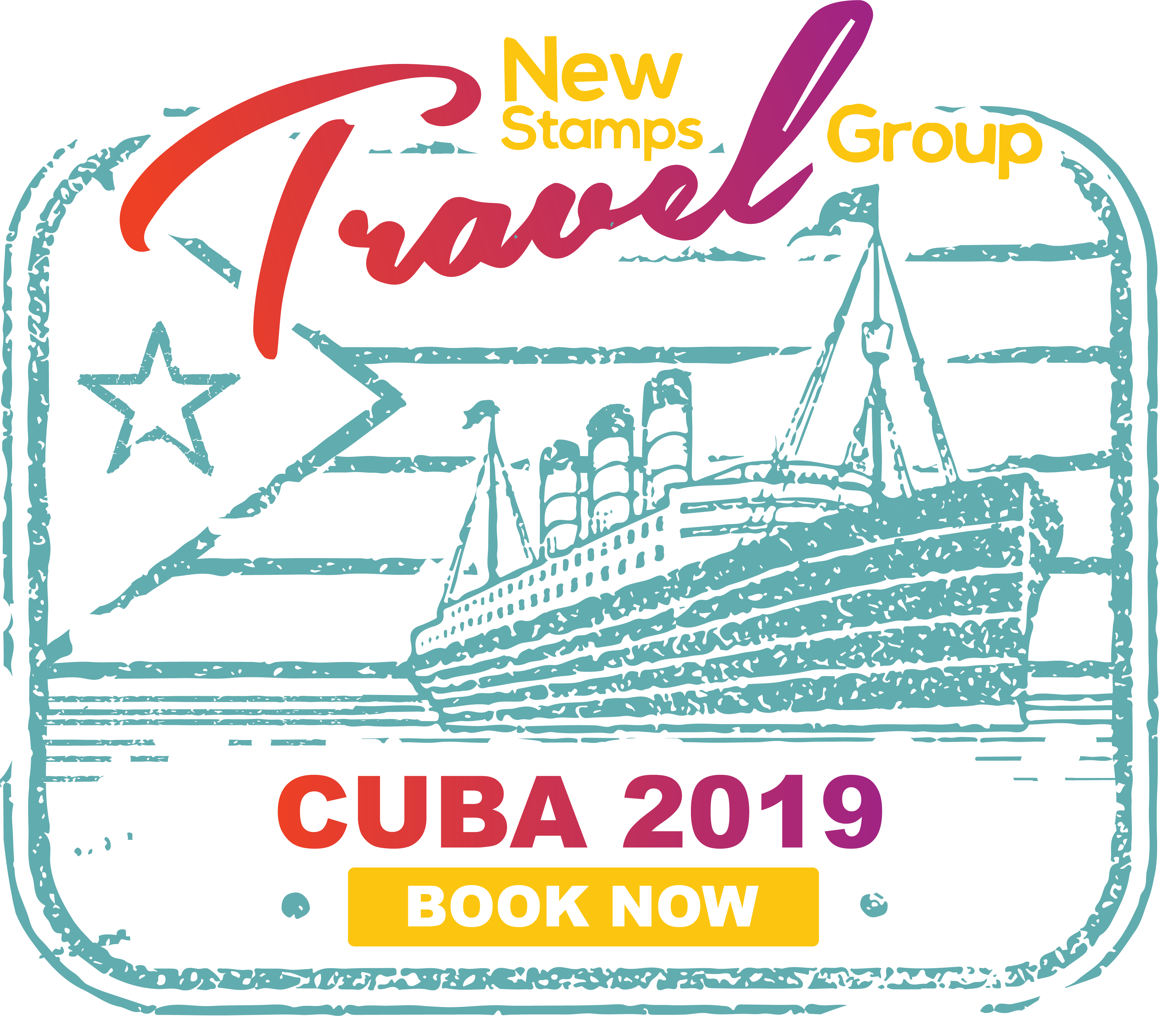 Cubastamp Color Booknow - Color (3756x3291), Png Download