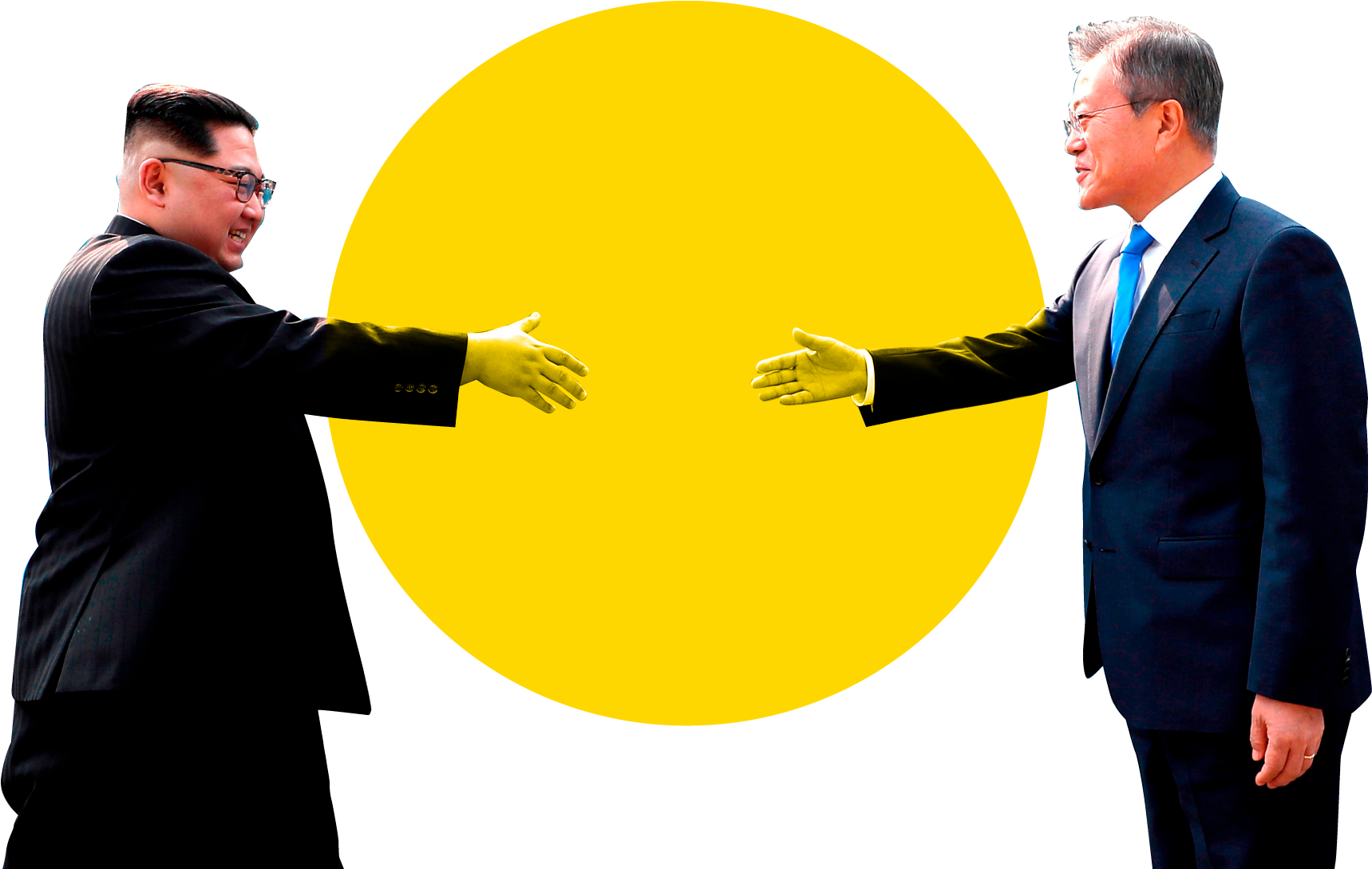 South Korea's President Thinks Donald Trump Deserves - Korean Handshake (1780x1090), Png Download