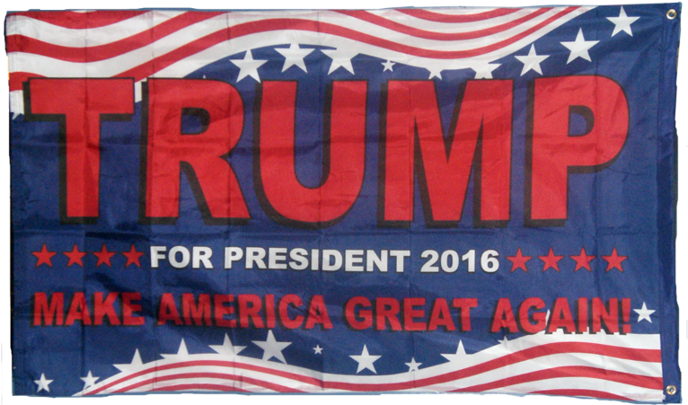 Trump Iii 3x5' Double Sided Flag (800x450), Png Download
