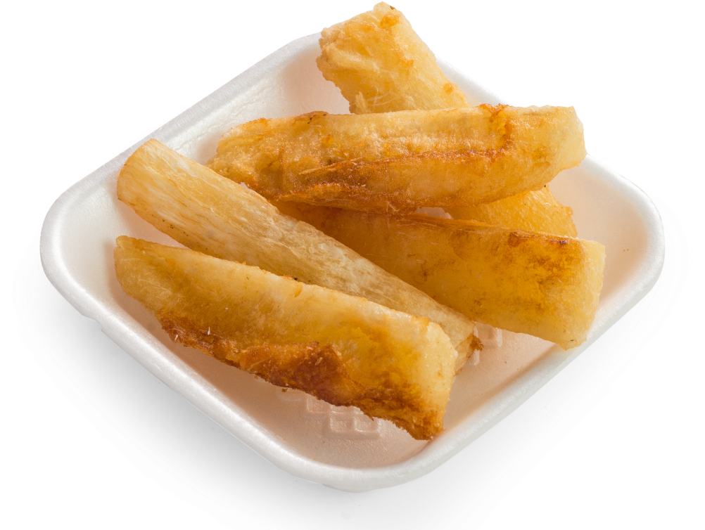 Cómo Cocinar Yuca Acompañamientos - Yuca Frita Y Patacones (1030x787), Png Download