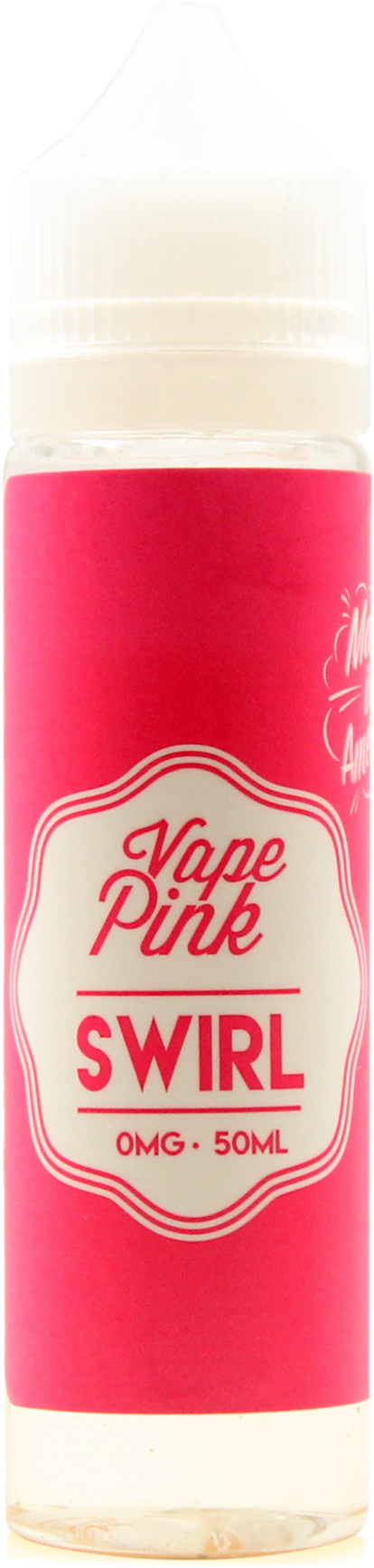 Vape Pink - Swirl - 50ml Shortfill - Zero Nicotine - Plastic Bottle (1757x1757), Png Download