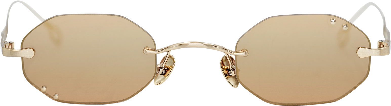 Abbot Kinney In Gold Mirror - Gold (2277x1518), Png Download