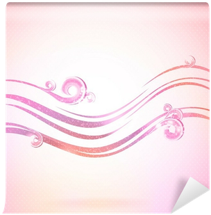 Abstract Pink Background With Waves And Swirls - Illustration (400x400), Png Download