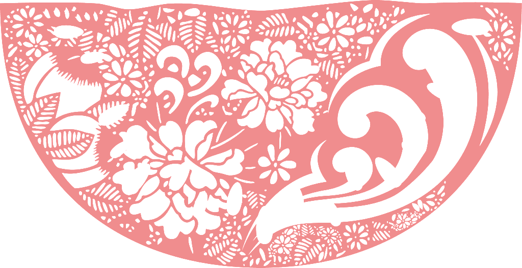 Yuca Paper Cut Chino Viento Paper Cut - Papercutting (1024x527), Png Download