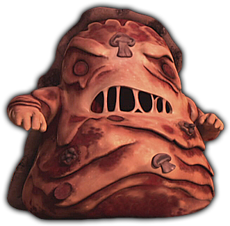 Pizza Face - Pizza Face Tartarughe Ninja (340x445), Png Download