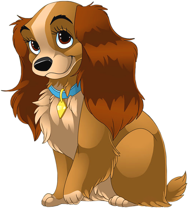 Lady From Lady And The Tramp Png (650x713), Png Download