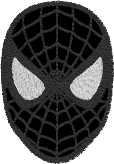 Mascara Do Homem Aranha Preto (980x650), Png Download