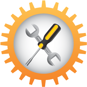 Service-gear - Vector Graphics (426x426), Png Download