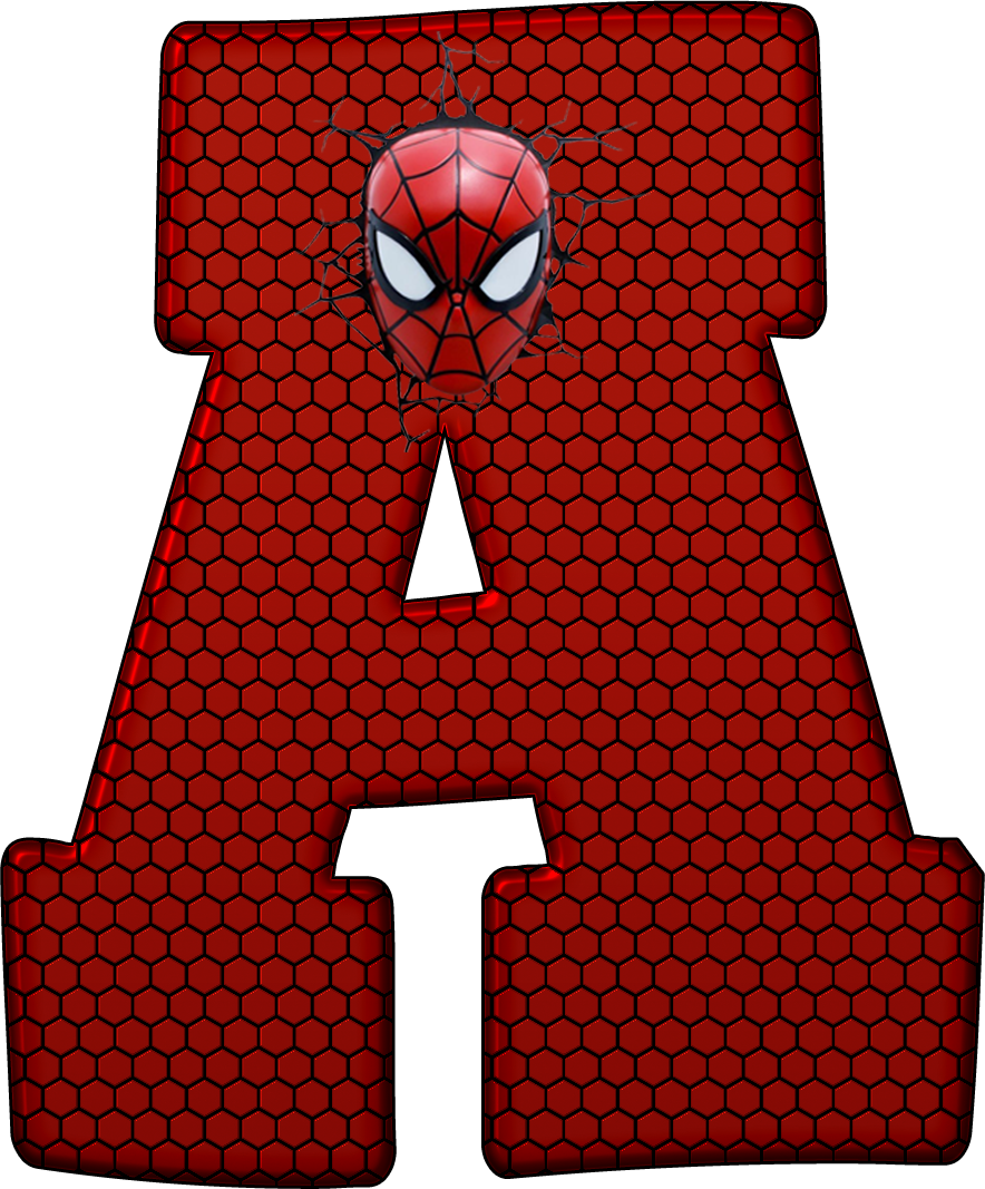 Ariana Grande Clipart Red - Letter A Spider Man (884x1067), Png Download